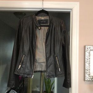 Vegan leather jacket